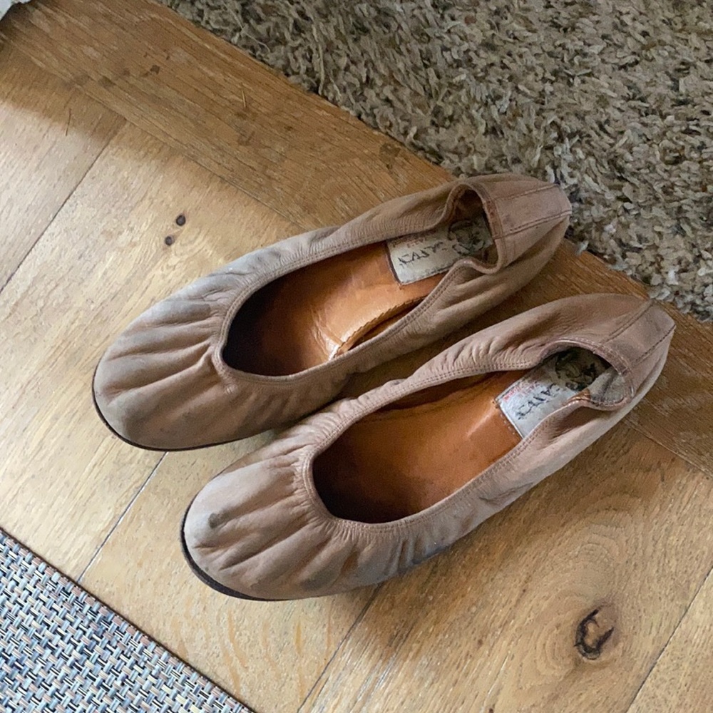 Lanvin tan brown flats size 38 / 8